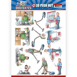 Yvonne Creations Big Guys Workers 3D-kuvat Big Cleaning