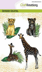 CraftEmotions leimasinsetti Giraffe and cubs