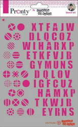 Pronty sapluuna Pattern Alphabets
