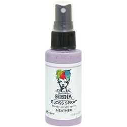 Dina Wakley Media Gloss Spray -suihke, sävy Heather, 56 ml