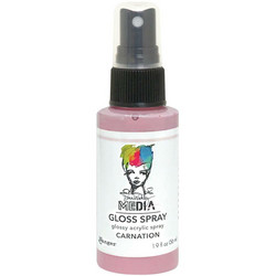 Dina Wakley Media Gloss Spray -suihke, sävy Carnation, 56 ml