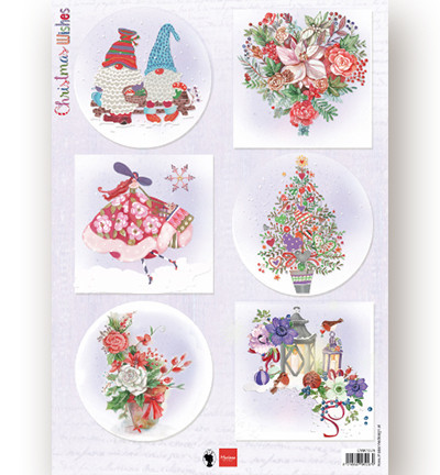 Marianne Design korttikuvat Christmas Wishes Gnomes