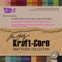 Core'dinations Tim Holtz Kraft Core -kartonkipakkaus Shattered, 6