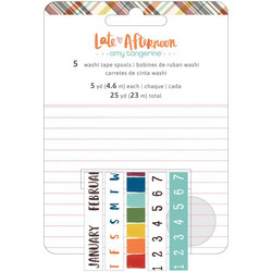 Amy Tan Washi -teipit Late Afternoon Calendar