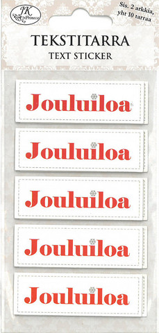 Tekstitarra Jouluiloa, 2 arkkia