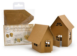 Kartonkitalot ruskea 2kpl/pkt