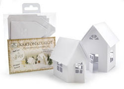 Kartonkitalot valkoinen 2kpl/pkt
