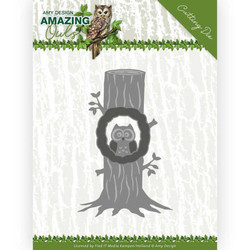 Amy Design Amazing Owls stanssisetti Owl In Tree