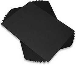 CraftUK kartonki, musta, 340 g, 25 arkkia