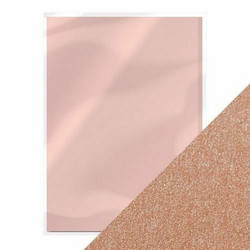 Tonic helmiäiskartonki, sävy Blushing Pink, 5 kpl