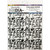 Dina Wakley Media Collage Tissue -paperipakkaus Just Words