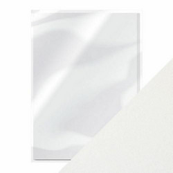 Tonic helmiäiskartonki, sävy Pearl White 5 kpl