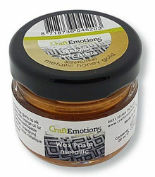 CraftEmotions Wax Paste Metallic -vaha, sävy Honey Gold