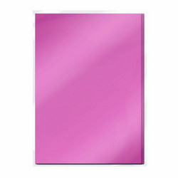 Tonic Satin Effect Mirror Card -peilikartonki, sävy Pink Chiffron, 5 arkkia