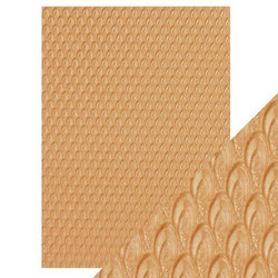 Tonic Hand Crafted Cotton -paperi, Golden Scales, 5 arkkia