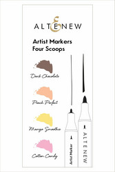 Altenew Artist Markers -setti Four Scoops, alkoholitussit