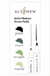 Altenew Artist Markers -setti Green Fields, alkoholitussit