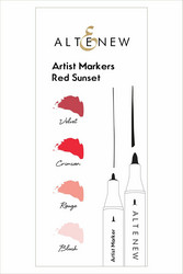 Altenew Artist Markers -setti Red Sunset, alkoholitussit