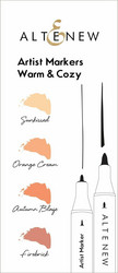 Altenew Artist Markers -setti Warm & Cozy, alkoholitussit