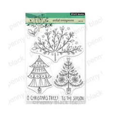 Penny Black Artful Evergreens -leimasinsetti