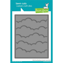 Lawn Fawn stanssi Puffy Cloud Backdrop, Portrait