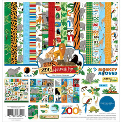 Carta Bella Zoo Adventure -paperipakkaus, 12