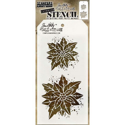 Tim Holtz Poinsettia Due -sapluuna