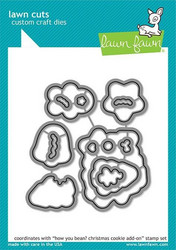 Lawn Fawn stanssisetti How You Bean? Christmas Cookie Add On