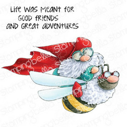 Stamping Bella Flying Gnome -leimasinsetti