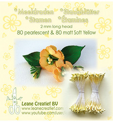 Leane Creatief Heteet, 2 mm. 160 kpl. Sävy keltainen