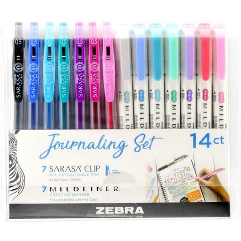 Zebra Mildliner Journaling Kynat Kasitellen