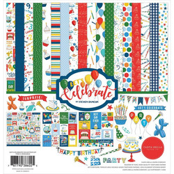 Carta Bella Let's Celebrate -paperipakkaus, 12
