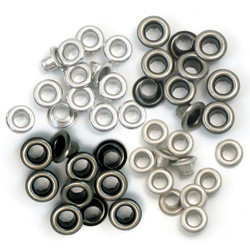 We R Eyelets Standard, sirkat, 60 kpl, kylmä metalli