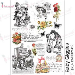 Dress My Craft Transfer Me -arkki, Baby Giggles
