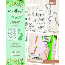 Crafter's Companion Woodland Friends leimasin- ja stanssisetti Bunny