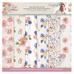 Crafter's Companion Rose Garden Vellum -paperipakkaus