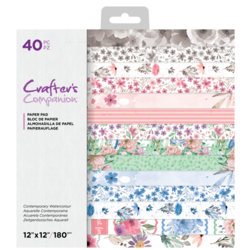 Crafter's Companion Contemporary Watercolor -paperipakkaus, 12