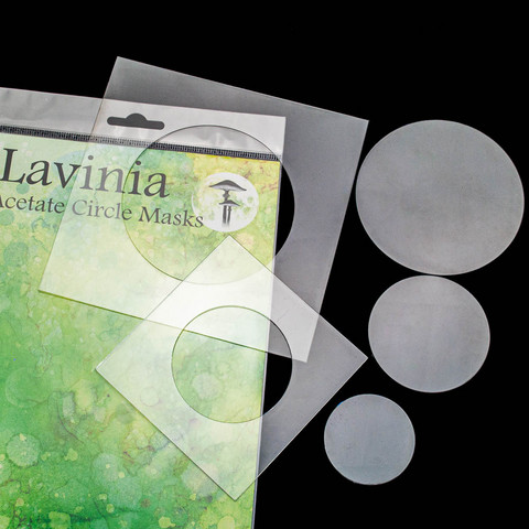 Lavinia Stamps sapluuna Acetate Circle Masks -maskit - Käsitellen