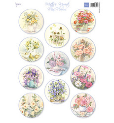 Marianne Design korttikuvat Mattie's Mini's, Flowers