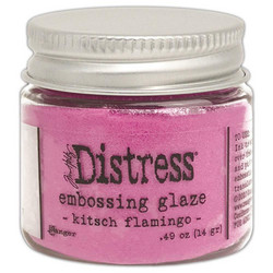 Tim Holtz Distress Embossing Glaze -jauhe, sävy Kitsch Flamingo