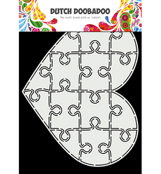Dutch Doobadoo Puzzle Heart -sapluuna