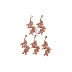 Prima Watercolor Floral Metal Charms -metallikoristeet