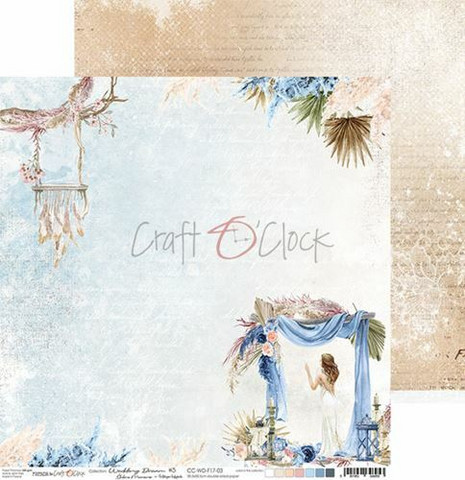Craft O'clock skräppipaperi Wedding Dream 03