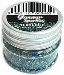 Stamperia Glamour Sparkles -murska, sävy Turquoise