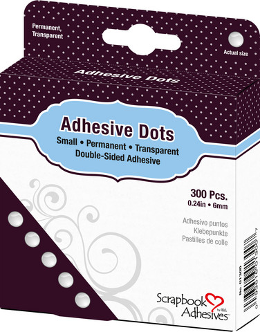Scrapbook Adhesives Adhesive Dots -tarrapalat, 6 mm