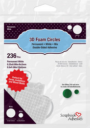 Scrapbook Adhesives 3D-tarratyynyt, Circles Mix