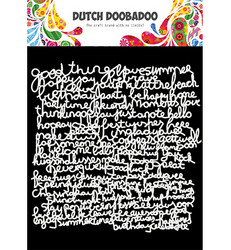 Dutch Doobadoo Text -sapluuna