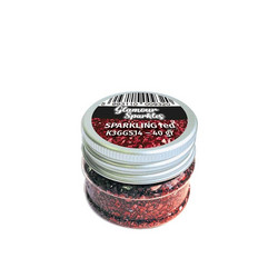 Stamperia Glamour Sparkles -murska, sävy Sparkling Red