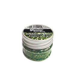 Stamperia Glamour Sparkles -murska, sävy Sparkling Green