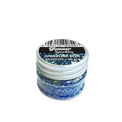 Stamperia Glamour Sparkles -murska, sävy Sparkling Blue